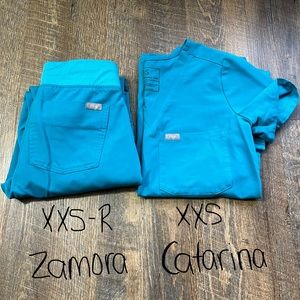 Figs Scrub Set XXS Teal